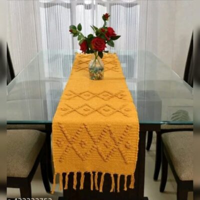 Table Runner With Burlap Touch
