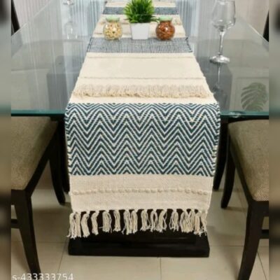 Table Runner With Burlap Touch