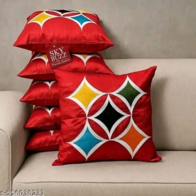 Karigari - Ethnic Cushion Cover In Silk
