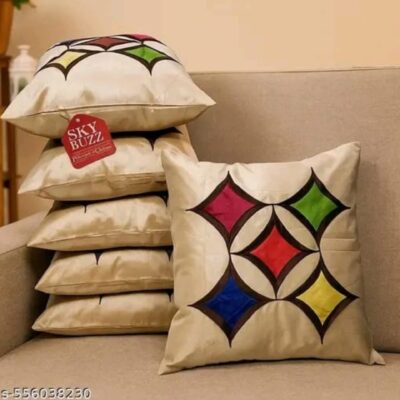 Karigari - Ethnic Cushion Cover In Silk