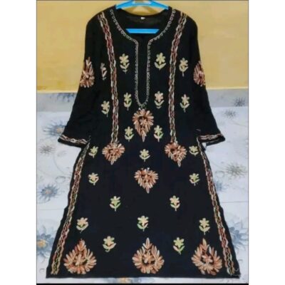 RoyalThreads- Chikankari Kurti ln Rayon
