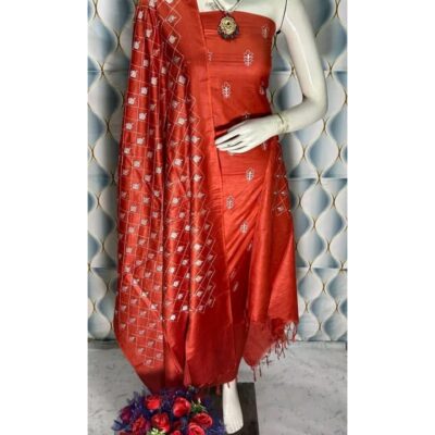 Sooti- Handloom Cotton Silk Unstitched Suit