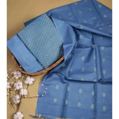 Kosha- Bhagalpuri Unstitched Suit In Cotton Silk