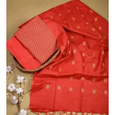 Kosha- Bhagalpuri Unstitched Suit In Cotton Silk