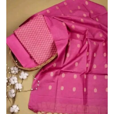Kosha- Bhagalpuri Unstitched Suit In Cotton Silk