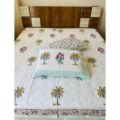 BlockArt- Cotton Double Bedsheet Set