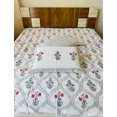 BlockArt- Cotton Double Bedsheet Set