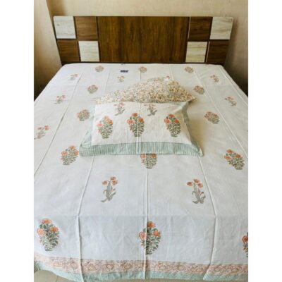 BlockArt- Cotton Double Bedsheet Set