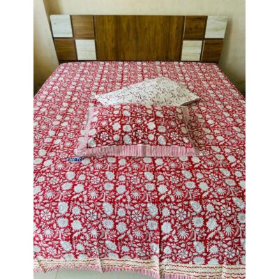 BlockArt- Cotton Double Bedsheet Set