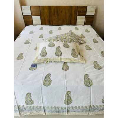 BlockArt- Cotton Double Bedsheet Set