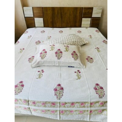 BlockArt- Cotton Double Bedsheet Set