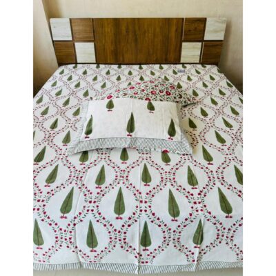 BlockArt- Cotton Double Bedsheet Set