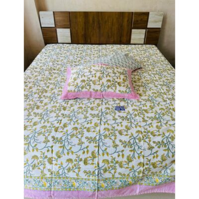 BlockArt- Cotton Double Bedsheet Set