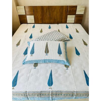 BlockArt- Cotton Double Bedsheet Set