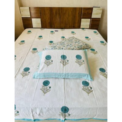 BlockArt- Cotton Double Bedsheet Set
