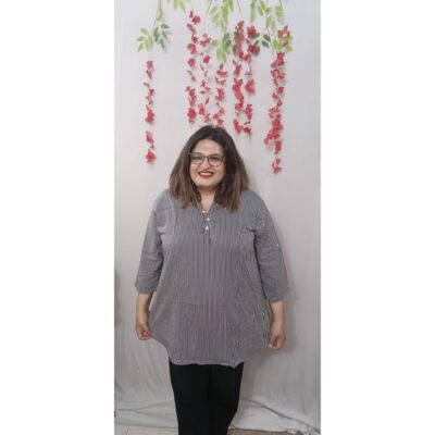 Kurvya- Printed Short Kurta In Rayon