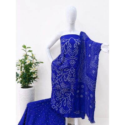 Dhani- Traditional Bandhani Suit Set In Cotton