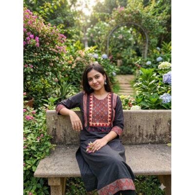 Saanvi- Ethnic Cotton Kurti