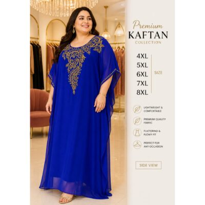 GlamFlow - Partywear Embellished Kaftan