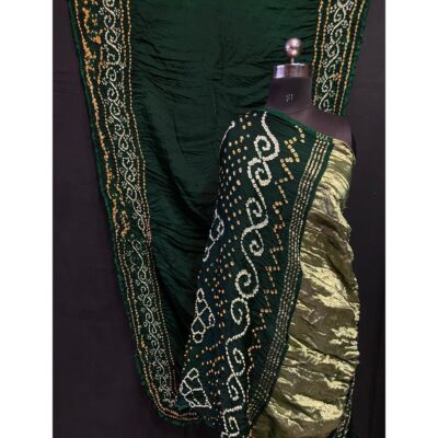 Rajsi- Gala Bandhej Modal Silk Saree