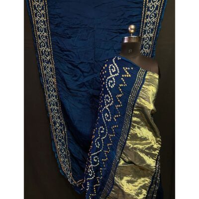 Rajsi- Gala Bandhej Modal Silk Saree