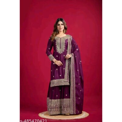 Kashira- Embellished Sharara Suit Set