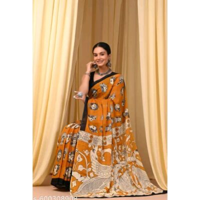 Kalini- Artistic Printed Cotton Saree