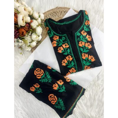 Riva- Rayon Chikankari Co-ord Set