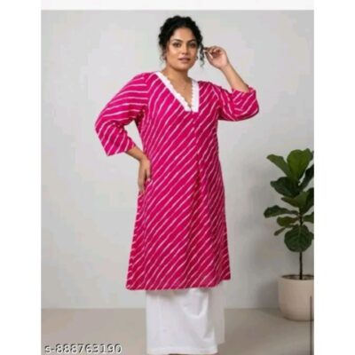 Reva- Plus size Printed Cotton Kurti