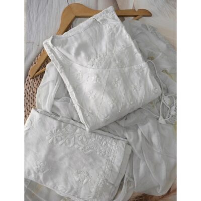 Iraah- Angrakha Style Rayon Suit Set