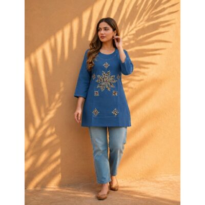 Arohi- Ethnic Embroidered Short Kurti