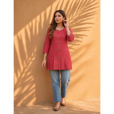 Arohi- Ethnic Embroidered Short Kurti