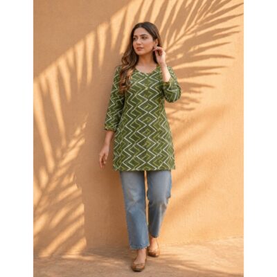 Arohi- Ethnic Printed Short Kurti