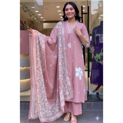 Vritika- Floral Print Ethnic Suit Set