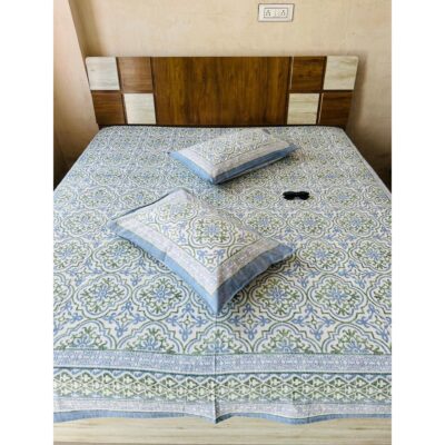 Craftloom- Block Print King Size Bedsheet