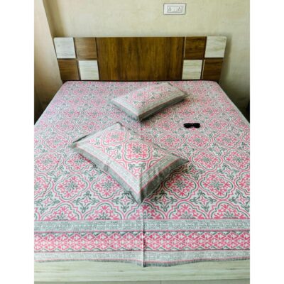 Craftloom- Block Print King Size Bedsheet
