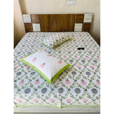 Craftloom- Block Print King Size Bedsheet