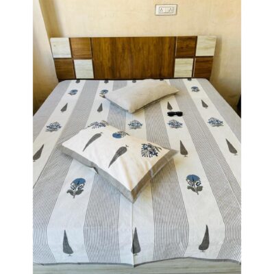 Craftloom- Block Print King Size Bedsheet