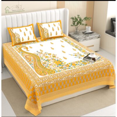 Aakriti- Royal Print King Size Bedsheet