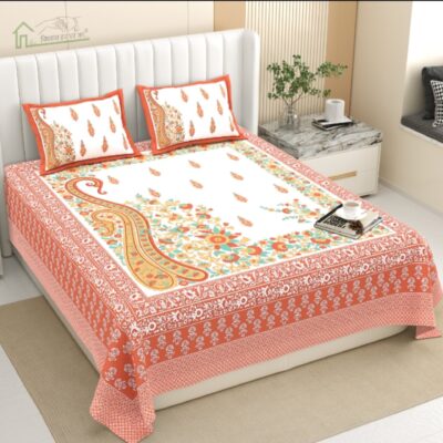Aakriti- Royal Print King Size Bedsheet