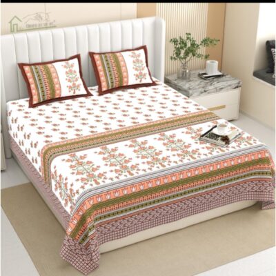 Aakriti- Royal Print King Size Bedsheet