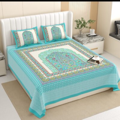 Aakriti- Royal Print King Size Bedsheet