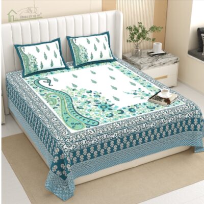 Aakriti- Royal Print King Size Bedsheet