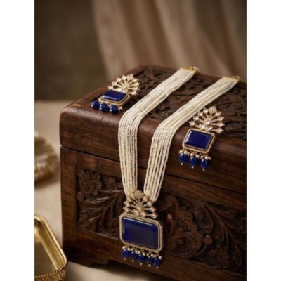 Zehra- Multi-Layered Pearl Necklace Set