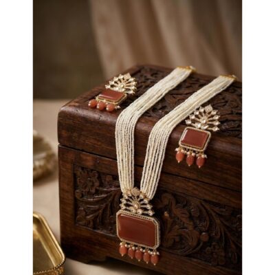 Zehra- Multi-Layered Pearl Necklace Set