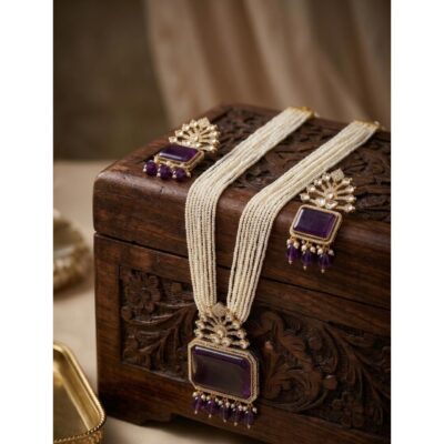 Zehra- Multi-Layered Pearl Necklace Set