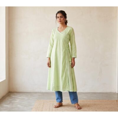 Sufira- Handcrafted Angrakha Style Kurti