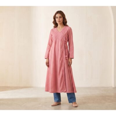 Sufira- Handcrafted Angrakha Style Kurti