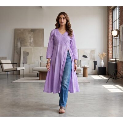 Sufira- Handcrafted Angrakha Style Kurti