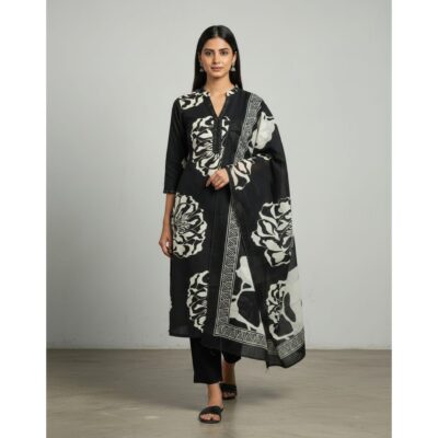 Netra- Printed Cotton Suit Set